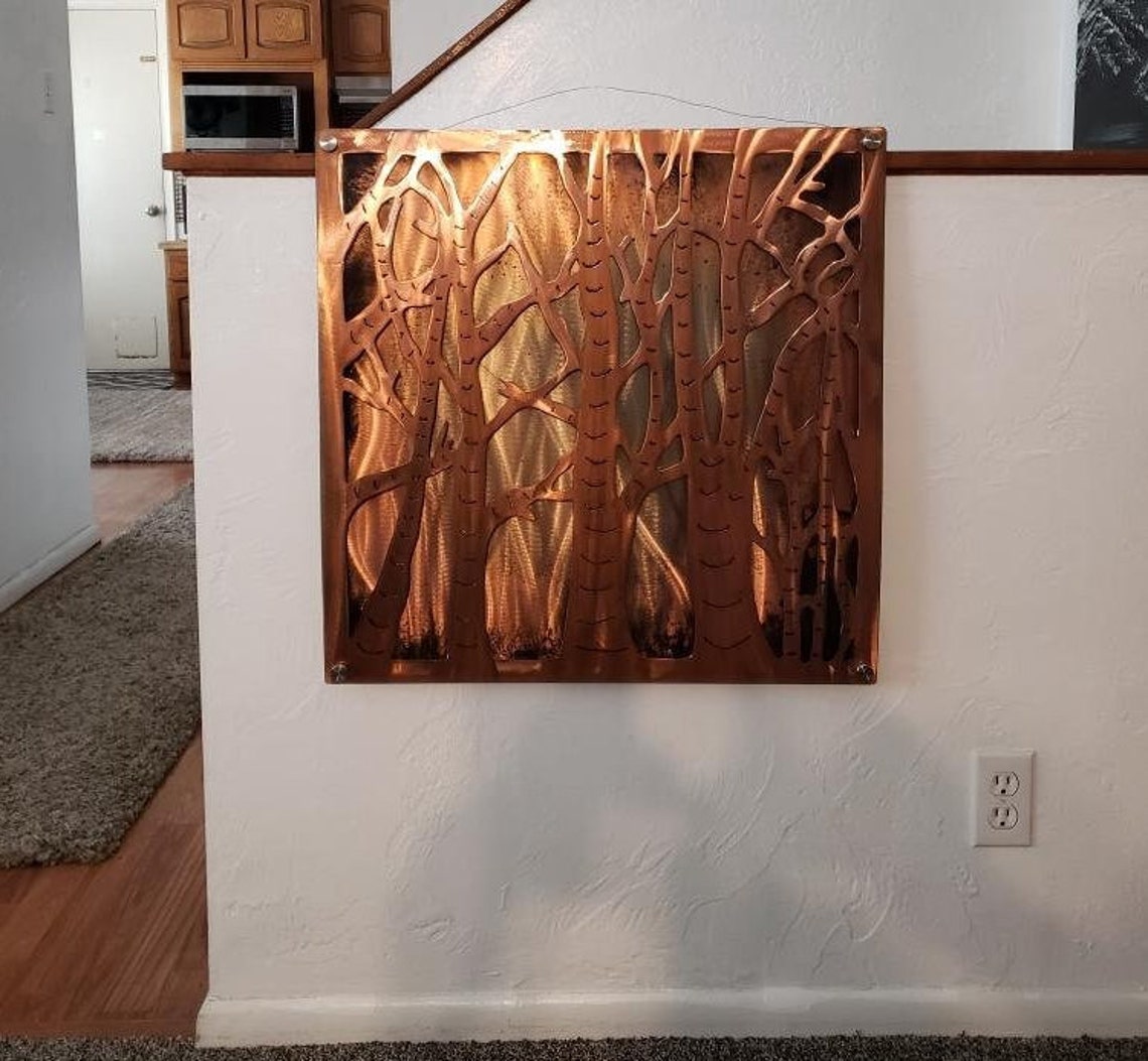 Metal Wall Decor Unique Home Decoration Metal Tree Wall Art - Etsy