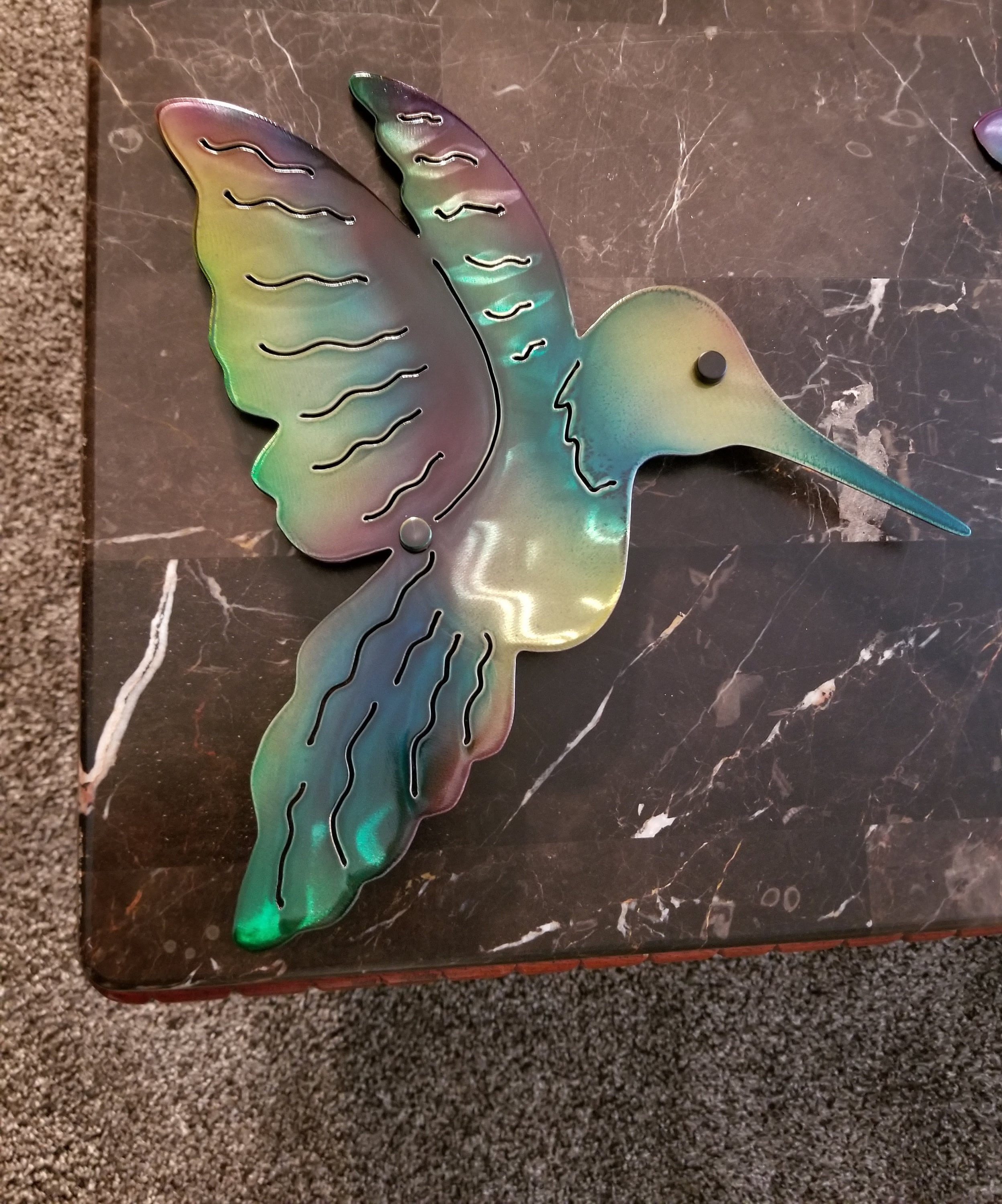 Metal Wall Art Hummingbird Garden Decor Outdoor Home Gifts Etsy