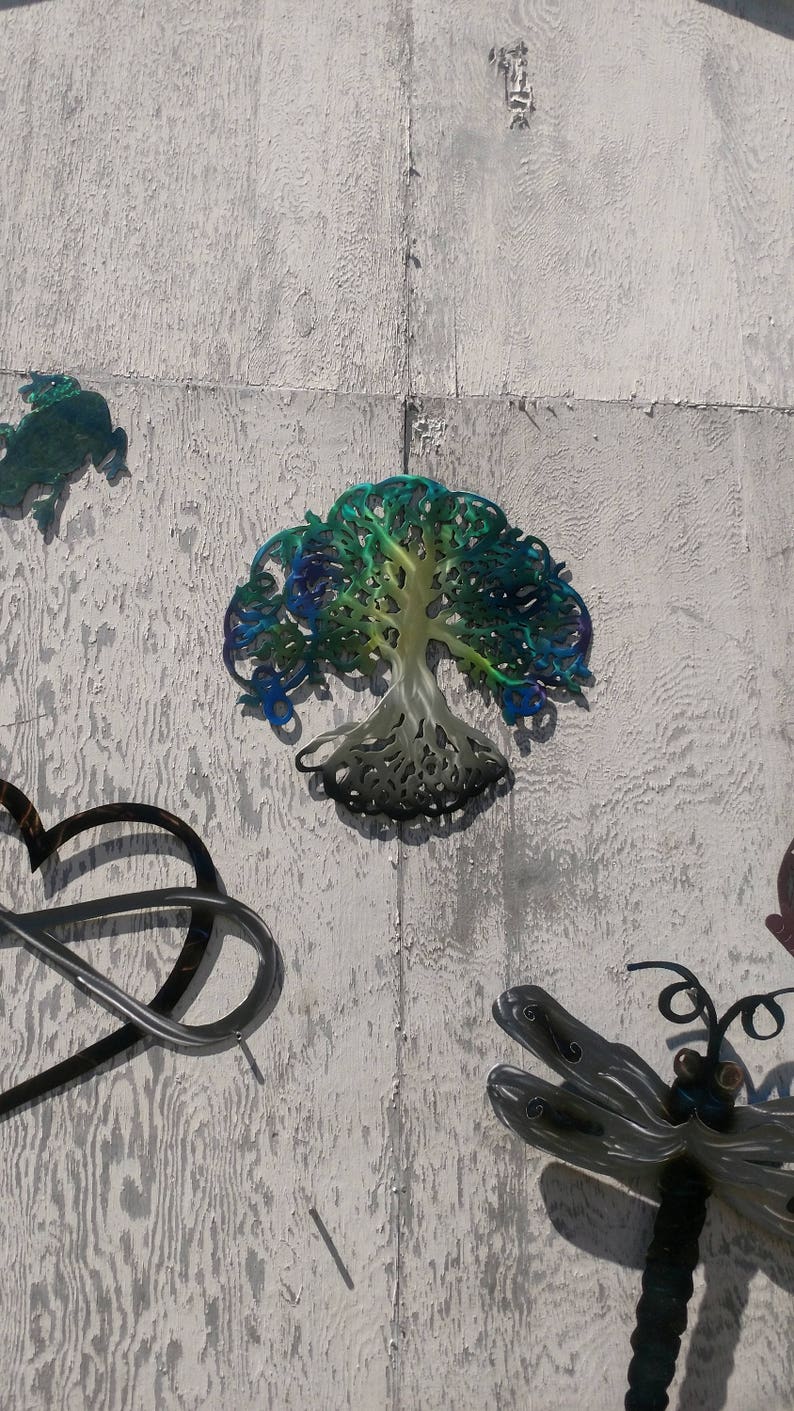 tree of life outdoor wall art on Tree Of Life Metal Wall Art Etsy Handmade Tree Of Life Wall Etsy