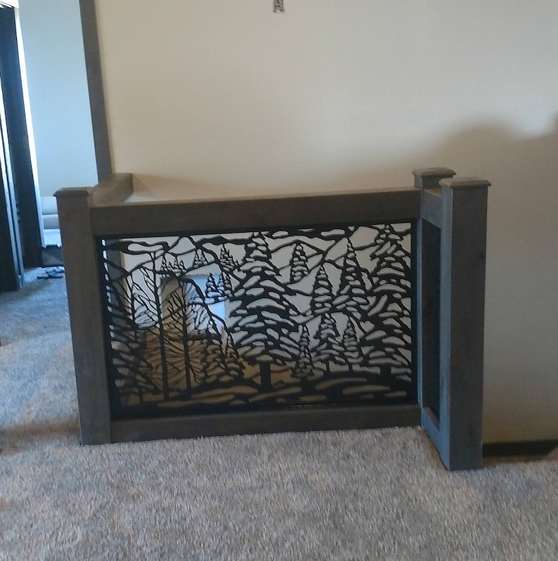 Metal Gate Custom Plasma Cut Panel ETSY Handmade Custom Garden Etsy