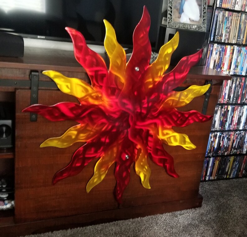 Front Door Sun Metal Wall Hanging ETSY Handmade Plasma Cut Sun Etsy