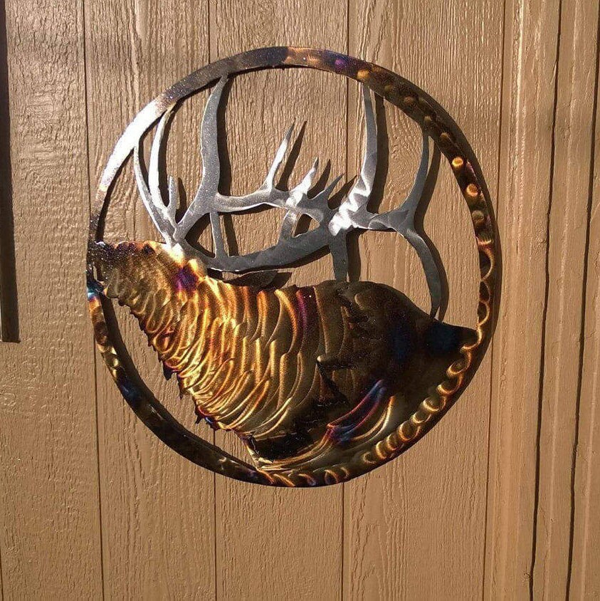 Elegant Elk metal art ETSY handmade plasma cut elk decor Etsy