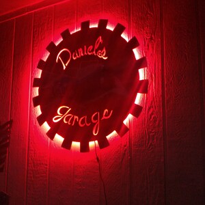 Large modern led lit Custom sign design ETSY handmade custom | Etsy