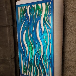 Beach decor new home gifts Metal Privacy Screen / Decorative Panel / Outdoor Fence Art / Room Divider / wall Hanging Custom Privacy Screen
