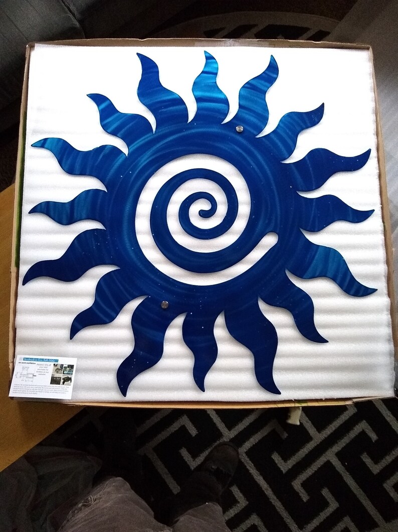 Metal Wall Art Sun ETSY Handmade Wall Decor Copper Metal Sun Etsy