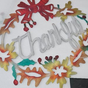 Metal Welcome Door Hanger | Front Door Decor | home thankful Sign | christmas wreath fall designs Newlyweds Engagement gift Thanksgiving art