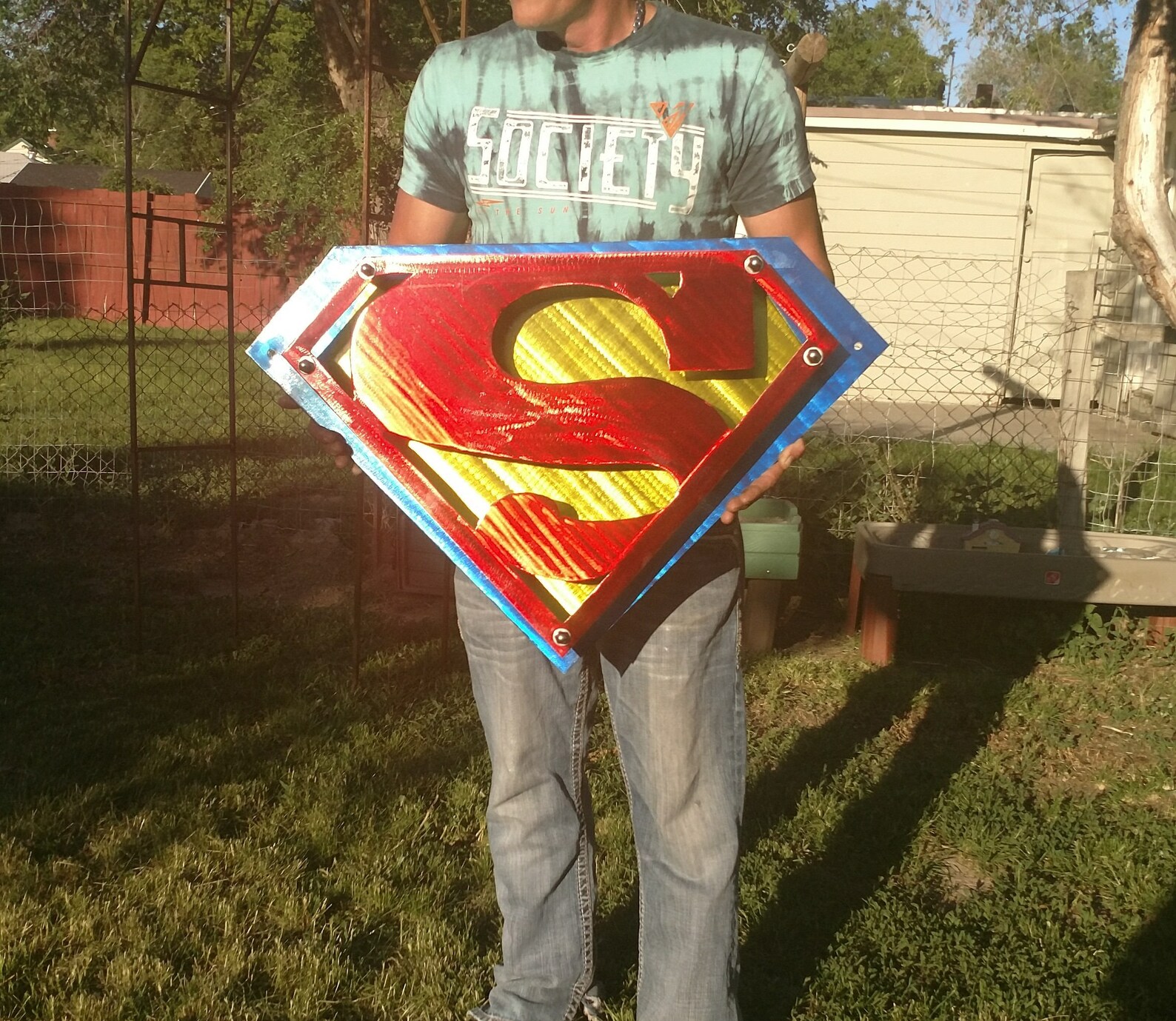 Metal wall art Superman wall decor handmade Metal signs Etsy
