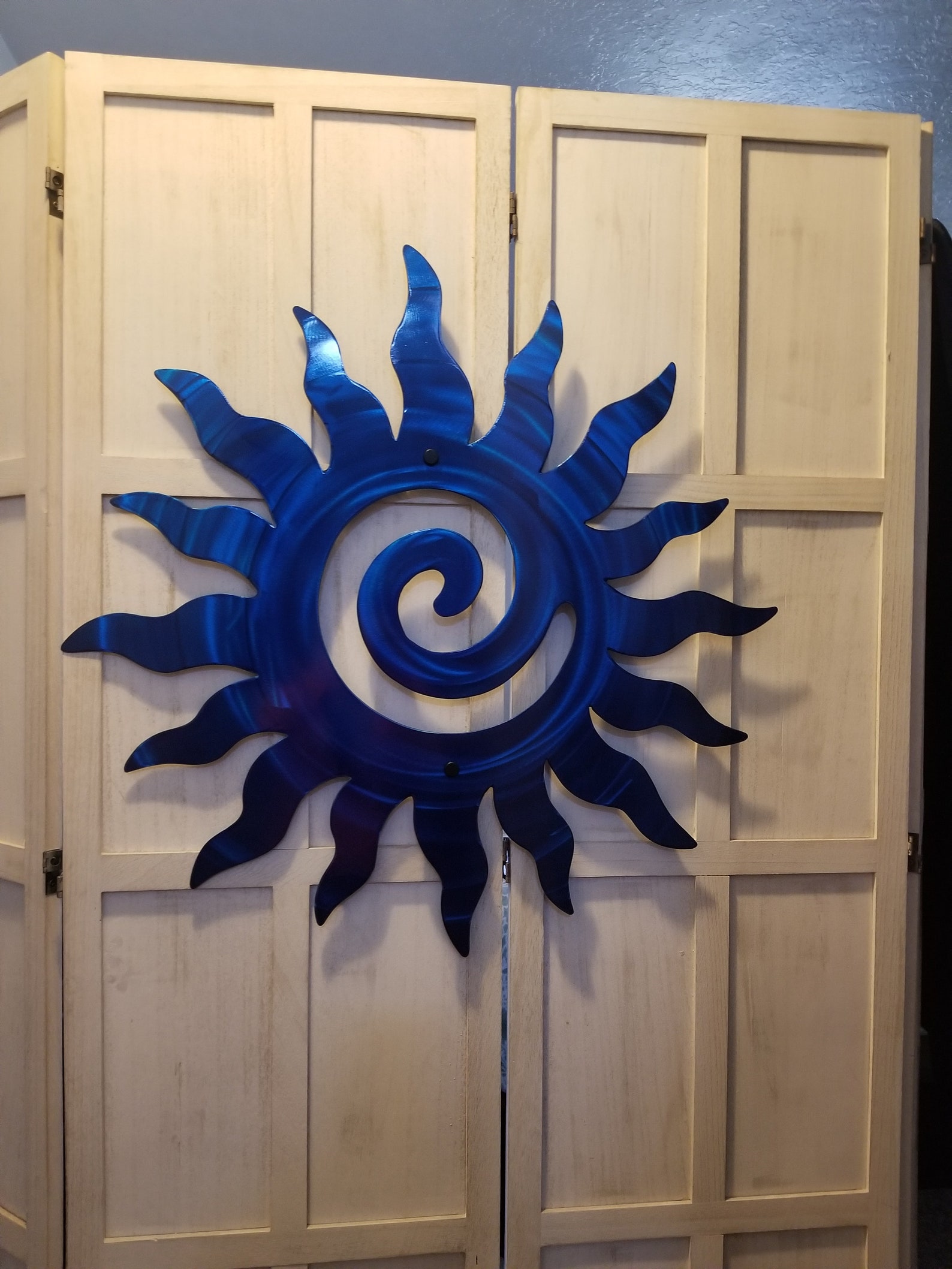 Metal Wall Art Sun ETSY Handmade Wall Decor Copper Metal Sun Etsy