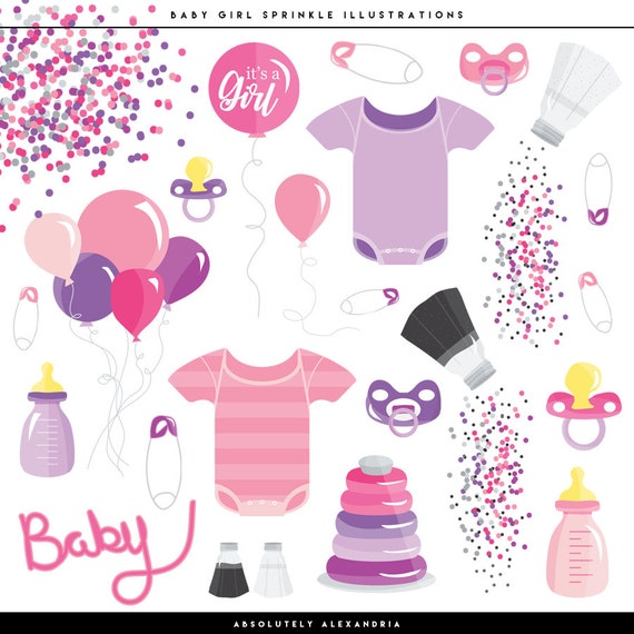 Sprinkle Baby Shower Clip Art