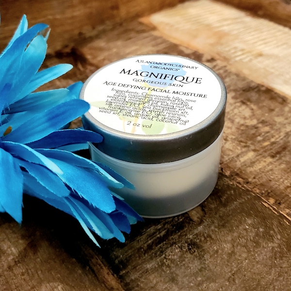 Magnifique Age Defying facial moisturizer organic face cream vegan face cream aging skin cream natural moisturizer