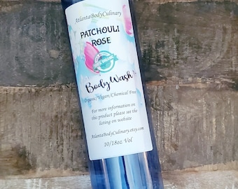 Patchouli Rose organic body wash