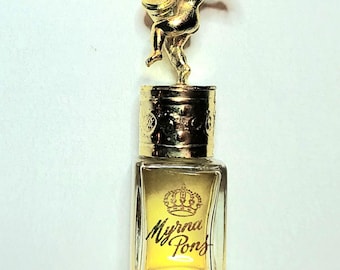 Miniature Myrna Pons RARE gold plated