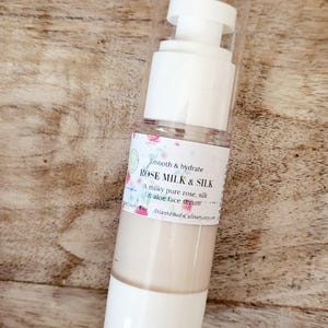 Rose Milk & Silk organic moisture surge smoothing serum rose serum organic serum facial moisture rehydrate