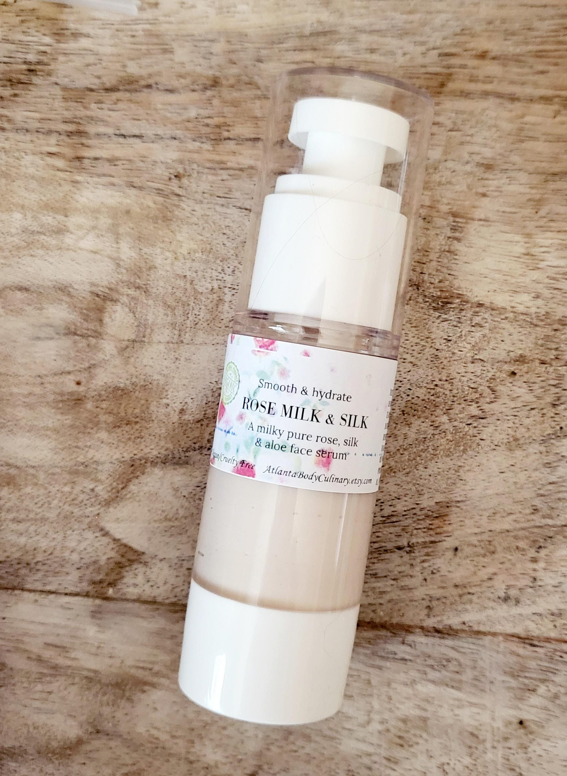 Rose Milk & Silk organic moisture surge smoothing serum rose serum organic serum facial moisture rehydrate