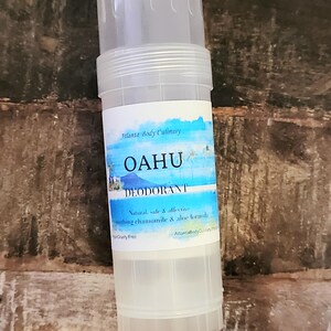 Oahu organic deodorant