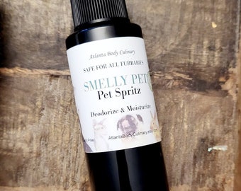 10 oz Smelly Dog organic deodorizer and conditioning mist vegan dog spray organic dog spray organic dog deodorizer organic pet