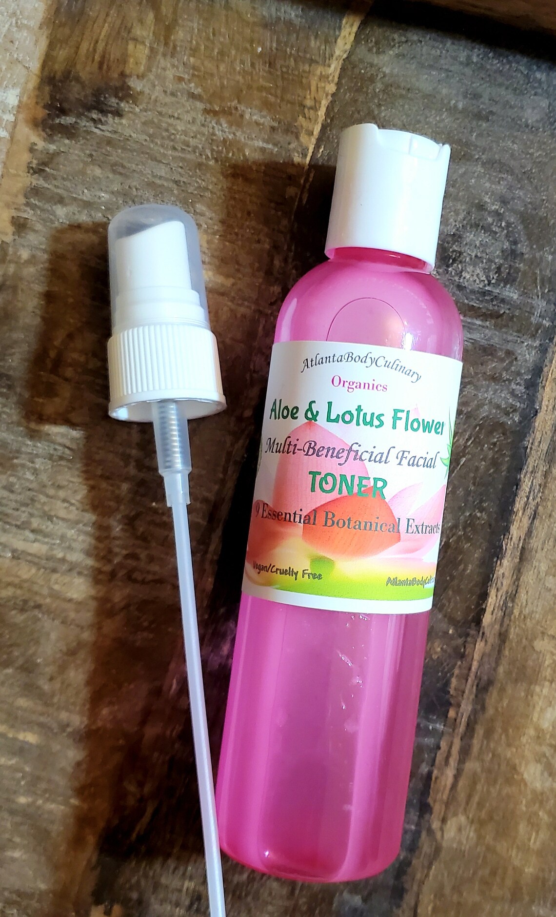 Lotus Flower Antiaging Toner Organic Anti Aging Toner Lotus Etsy