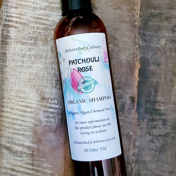 Patchouli Rose Bio Shampoo vegan unparfümiertes Shampoo sulfatfreies Shampoo