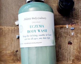 Organic eczema body wash natural eczema body wash soothing body wash