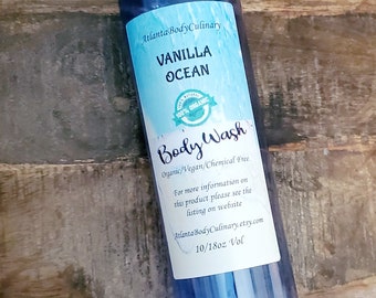 Vanilla Ocean organic body wash