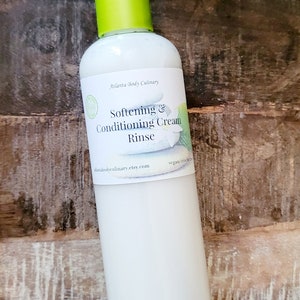 Organic Caffeine & black castor oil conditioner smoothing cream rinse organic vegan
