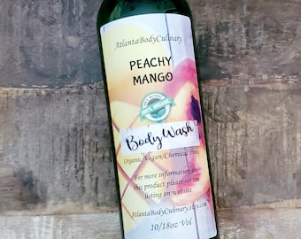 Peachy Mango organic body wash