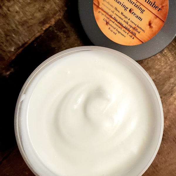 16 oz Organic shaving cream organic shave cream vegan shave cream men's shave cream shaving lotion womens shaving cream