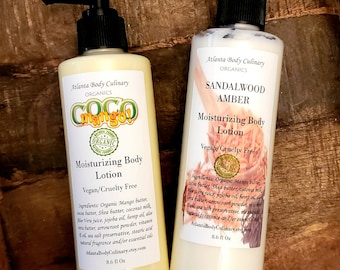 Lotion ANY SCENT 8 oz Hemp, monoi & jojoba body lotion organic body lotion vegan body lotion silky organic body lotion