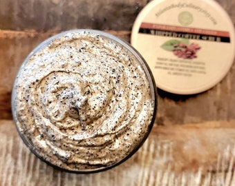 Organic coffee scrub foaming