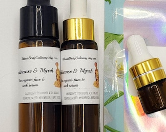 Frankincense & Myrrh organic facial serum
