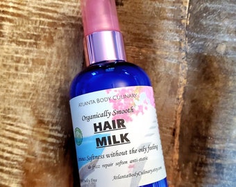 Any scent Hair Milk leave in hair milk conditioner anti frizz hair serum organic hair care vegan hair milk organic leave in conditioner