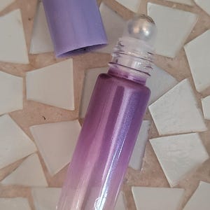 Purple gradient Roll on Fragrances choose your color natural roll on perfumes organic essential oil perfumes vegan roll on perfumes