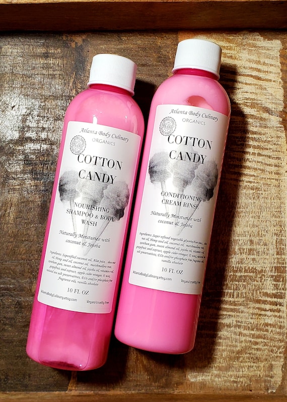 Cotton Candy Set Shampoo and Conditioner Organic Shampoo Organic