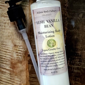 VANILLA BEAN lotion 24 hour