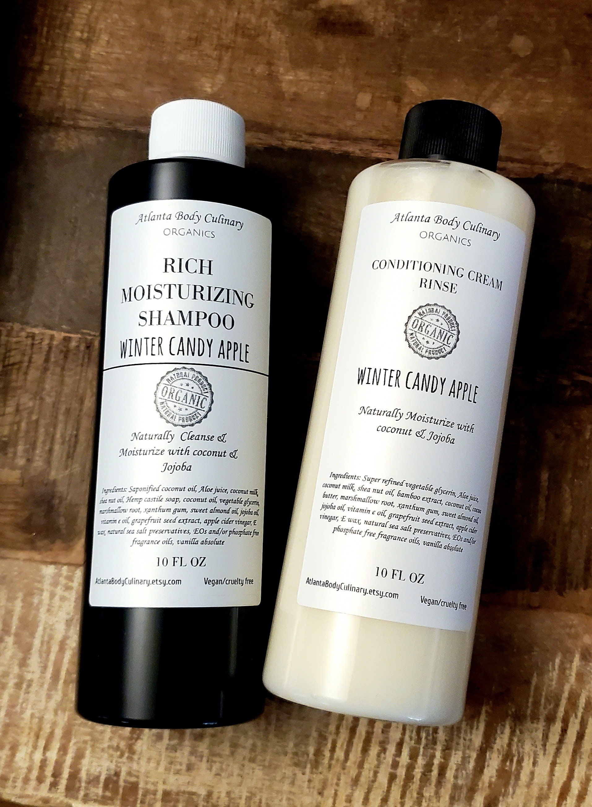 Winter Candied Apple Set Organic Shampoo Organic Conditioner - Etsy Winter Candied Apple Set Organic Shampoo Organic Conditioner - Etsy