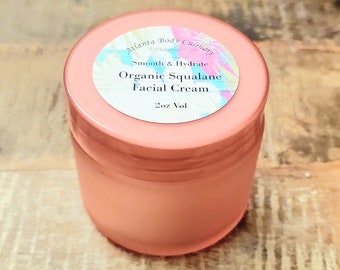 Organic Squalane facial cream moisture surge natural squalane oil cream