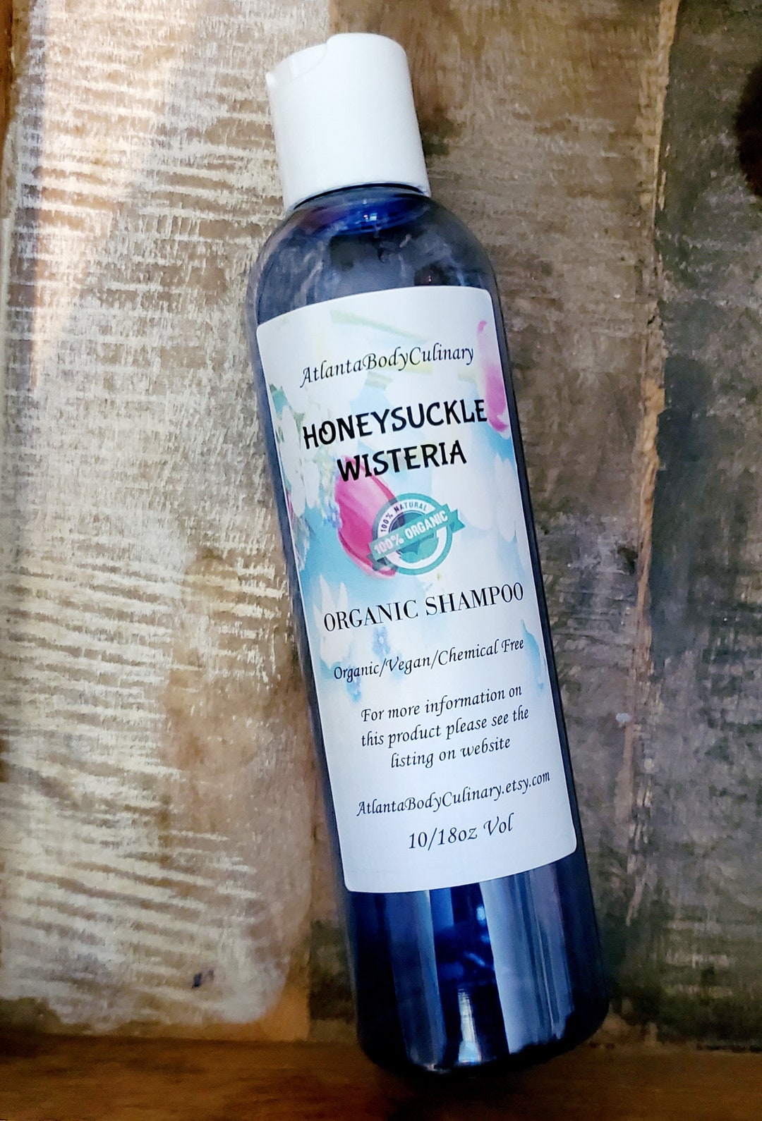 Honeysuckle Wisteria Organic Shampoo Vegan Unscented Shampoo Etsy