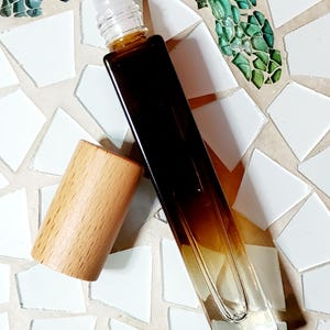 Egyptian Amber Roll on healing stones Fragrance natural roll on perfumes organic essential oil perfumes vegan roll on perfume gradient amber