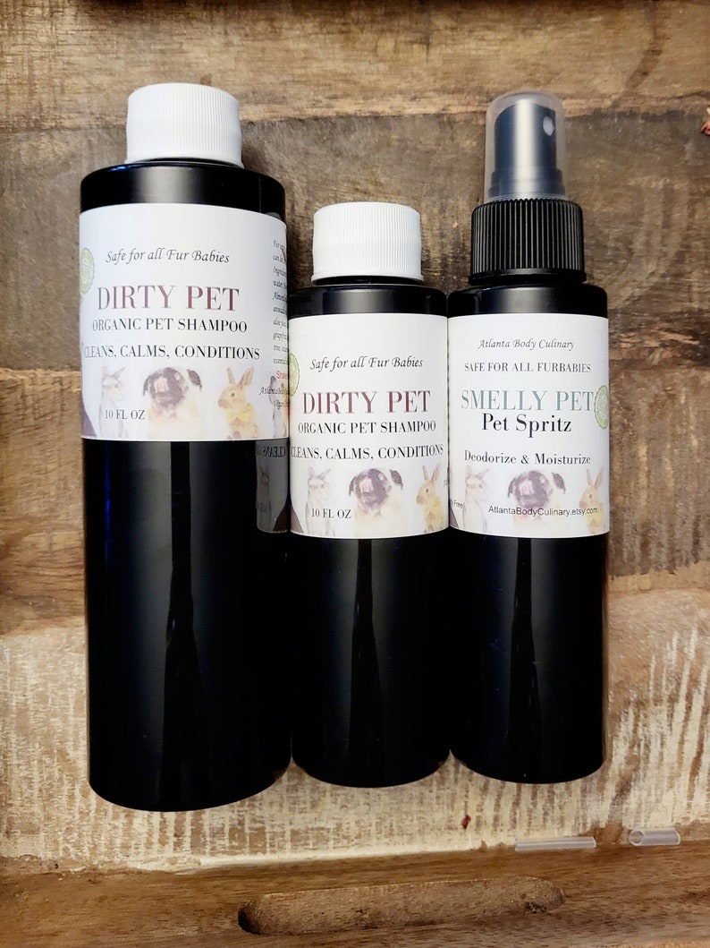 Dirty Dog-Organic Dog Shampoo conditioner vegan pet vegan dog rinse itchy dog shampoo smelly dog shampoo conditioning pet shampoo image 1