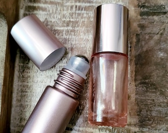 Mini Rose Gold Roll on Fragrances