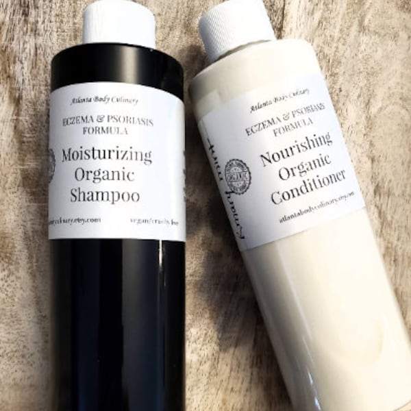 18 oz Organic Eczema Shampoo Organic eczema soothing eczema shampoo scalp moisturizing shampoo