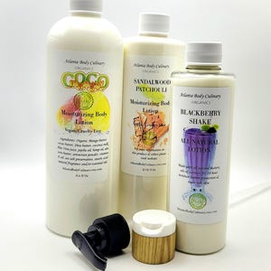 8oz Organic Body Lotion ANY SCENT image 2