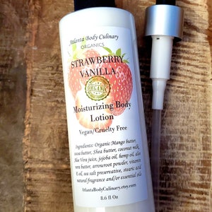 Strawberry Vanilla Lotion 24 hour