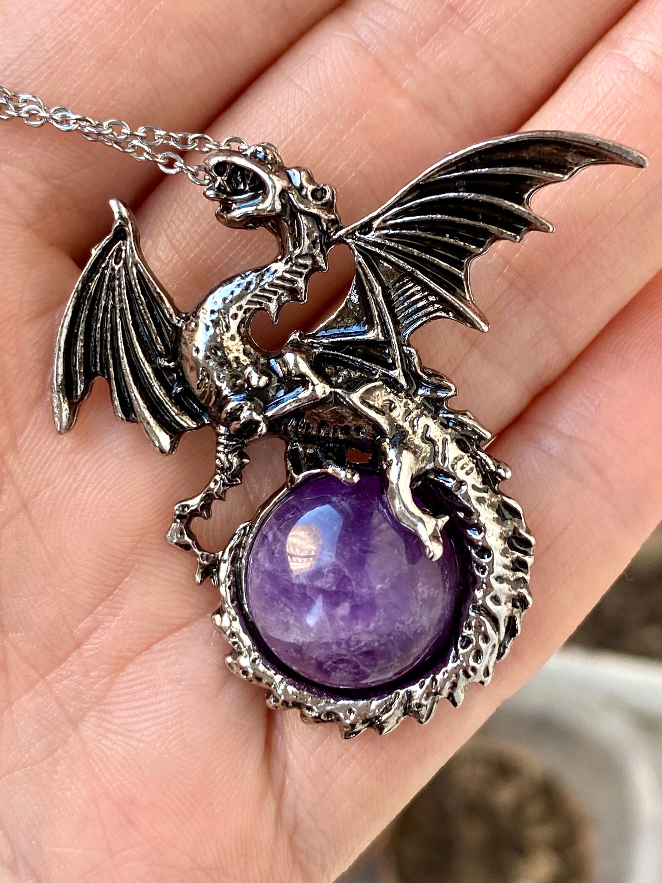 Amethyst pendant for men deals