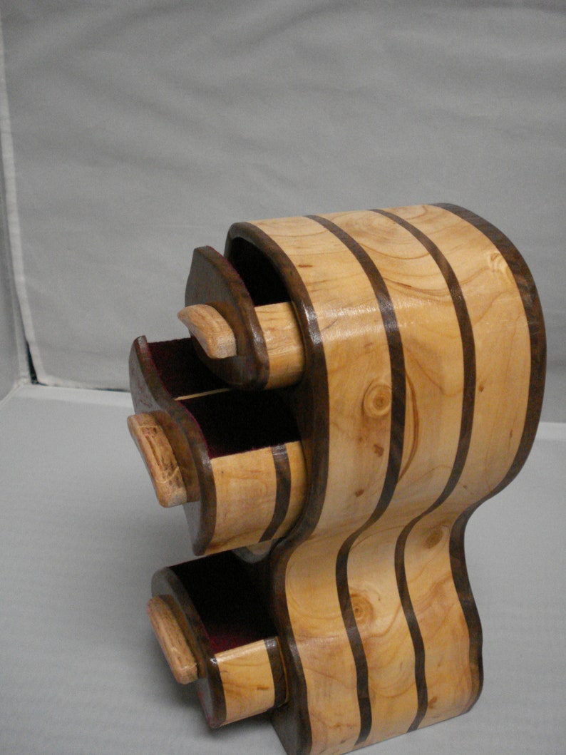 Black Walnut and Cypress Bandsaw Box