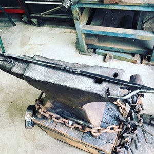 Hand forged Fire Poker