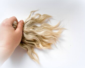 Mohair for doll hair,Blythe Hair Mohair,Reborn Hair,BJD,doll hair,Mohair locks, Doll hair,BJD head Mohair