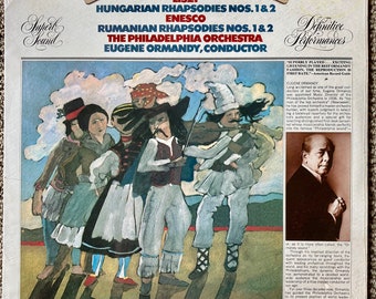Eugene Ormandy, Philadelphia Orchestra, Liszt, Enesco, Columbia Masterworks  LP M31846 Stereo, Sealed, New!