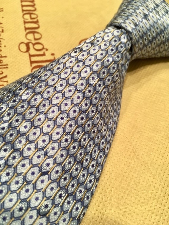Ermenegildo Zegna 100% silk necktie, made in Italy