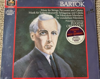 Bartok Music for Strings, Percussion Celesta, Philadelphia Orchestra, Eugene Ormandy, ‘DMM’, German, Audiophile, New Sealed Vinyl LP!